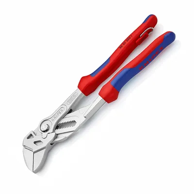Клещи гаечен ключ Knipex  1 3/4 ", 46 мм, с бутон и шарнирен реглаж, 250 мм, 86 05 250 T