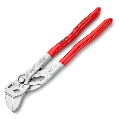 Клещи гаечен ключ Knipex 1 3/4 ", 52 мм, с бутон и шарнирен реглаж, 250 мм, 86 03 250
