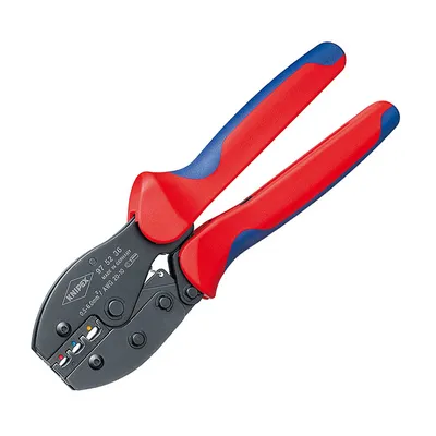 Кербовъчни клещи Knipex за изолирани кабелни обувки   220 мм, PreciForce