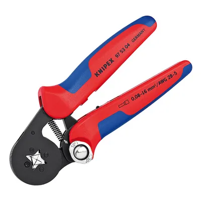 Кербовъчни клещи Knipex за кабелни накрайници  0.08-16 мм2, 180 мм, 97 53 04