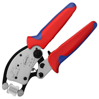 Кербовъчни клещи Knipex за кабелни накрайници 0.14-16 мм2, 240 мм, 97 53 18