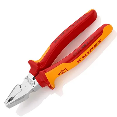 Комбинирани клещи Knipex 200 мм, 02 06 200
