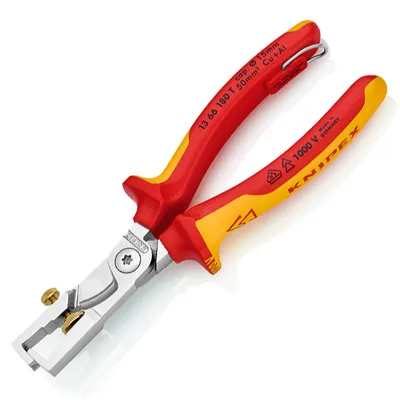Комбинирани клещи за електрическа инсталация Knipex 10 мм2, 180 мм, StriX
