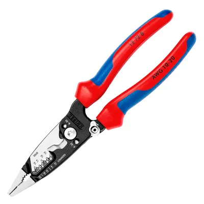 Комбинирани клещи за електрическа инсталация Knipex  200 мм, 13 72 8