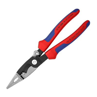 Комбинирани клещи за електрическа инсталация Knipex  2.5 мм2, 200 мм, 13 92 200