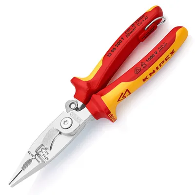 Комбинирани клещи за електрическа инсталация Knipex 2.5 мм2, 200 мм, 13 96 200 T