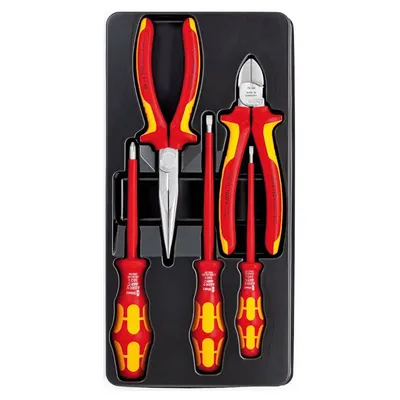 Електротехнически клещи Knipex комплект   5 бр., 00 20 13