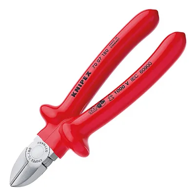 Странични клещи резачки Knipex с изолация 150 мм, 70 07 180