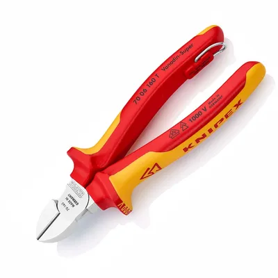 Странични клещи резачки Knipex с изолация 160 мм, 70 06 160 T