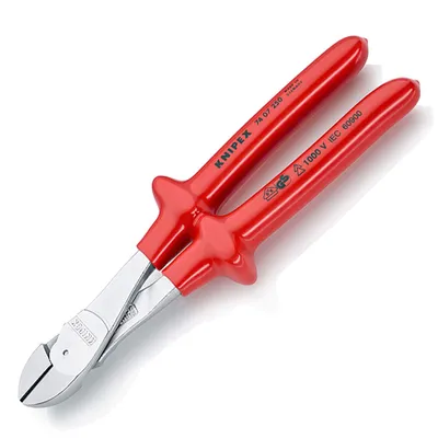 Странични клещи резачки Knipex с изолация 250 мм, 74 07 250