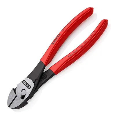 Странични клещи резачки Knipex усилени с лостов механизъм, 180 мм, 73 71 180