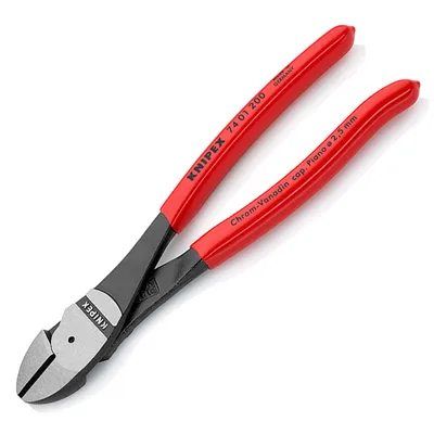 Странични клещи резачки Knipex усилени 200 мм, 74 01 200
