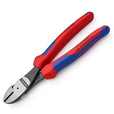 Странични клещи резачки Knipex усилени 200 мм, 74 02 200 SB