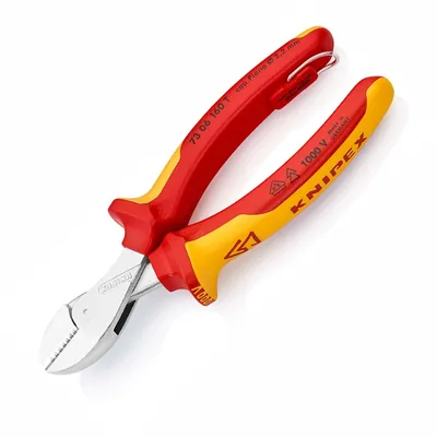 Странични клещи резачки Knipex усилени, с изолация 160 мм, X-Cut