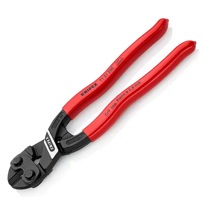 Странични клещи резачки Knipex за болтове с лостов механизъм, 200 мм, CoBolt