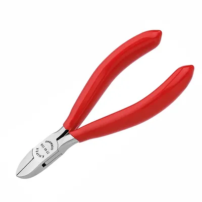 Странични клещи резачки Knipex за електроника с отваряща пружина, 115 мм, 77 01 115