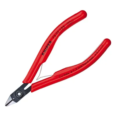 Странични клещи резачки Knipex за електроника с отваряща пружина, 125 мм, 75 02 125