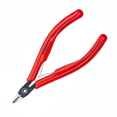 Странични клещи резачки Knipex за електроника   с отваряща пружина, 125 мм, 75 52 125