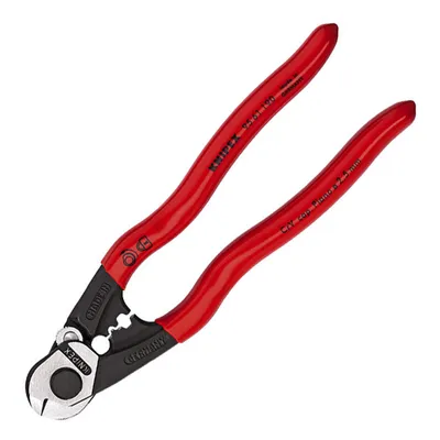 Клещи резачки Knipex за стоманено въже  с отваряща пружина, 190 мм, 95 61 190