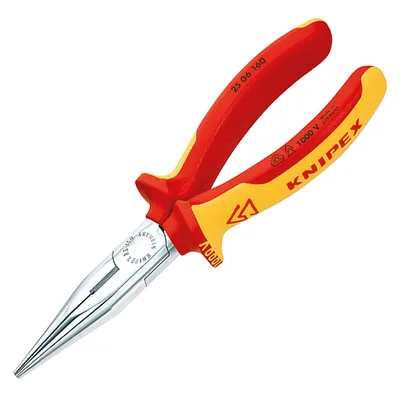 Прави телефонни клещи Knipex 160 мм, 25 06 160