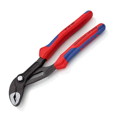 Водопроводни клещи Knipex  с бутон и шарнирен реглаж, 1 1/2 ", 42 мм, 180 мм, Cobra