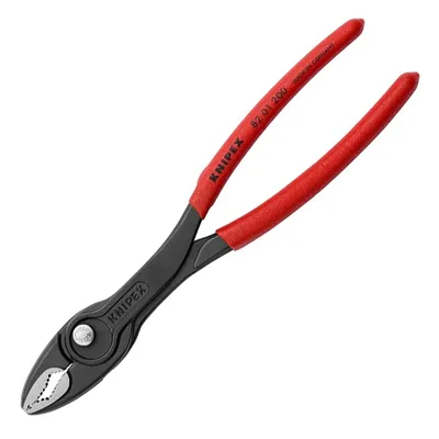 Водопроводни клещи Knipex с бутон и шарнирен реглаж, 5/32" - 7/8 ", 4-22 мм, 200 мм, TwinGrip