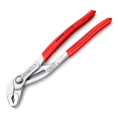 Водопроводни клещи Knipex    с бутон и шарнирен реглаж, 2 ", 50 мм, 250 мм, Cobra