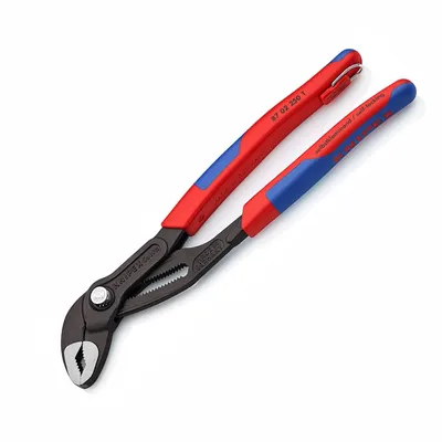 Водопроводни клещи Knipex с бутон и шарнирен реглаж, 2 ", 50 мм, 250 мм, Cobra
