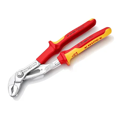 Водопроводни клещи Knipex    с бутон и шарнирен реглаж, 2 ", 50 мм, 250 мм, Cobra VDE