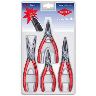 Зегер клещи Knipex комплект 4 бр., 00 20 03 SB