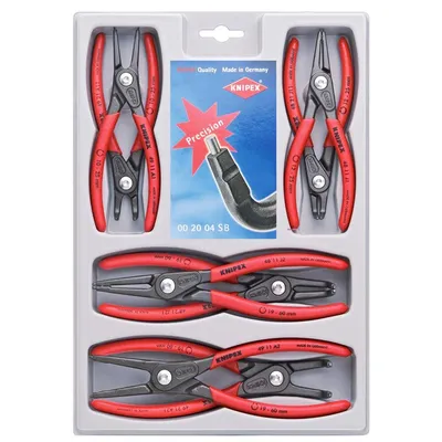 Зегер клещи Knipex комплект 8 бр., 00 20 04 SB