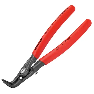 Отварящи зегер клещи Knipex извити, с изолация  3-10 мм, 130 мм, 49 41 A01