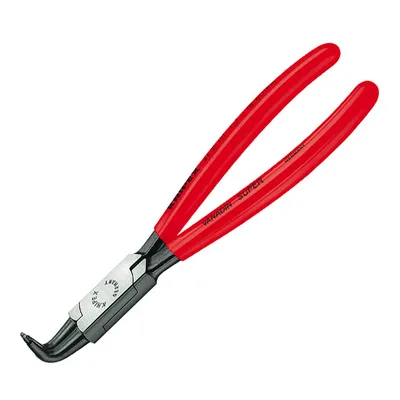 Затварящи зегер клещи Knipex извити, с изолация   8-13 мм, 130 мм, 44 21 J01