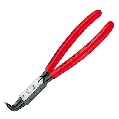 Затварящи зегер клещи Knipex извити, с изолация  40-100 мм, 215 мм, 44 21 J31