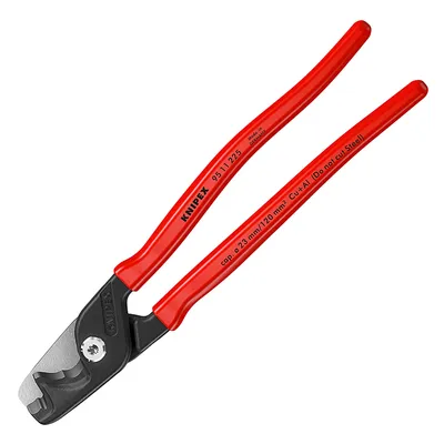 Ножица за кабели Knipex с еднокомпонентна изолация 120 мм2, 225 мм, StepCut XL