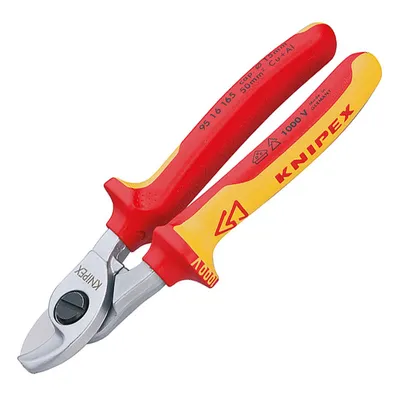Ножица за кабели Knipex с VDE изолация ф 15 мм, 50 мм2, 165 мм, Cable Shears