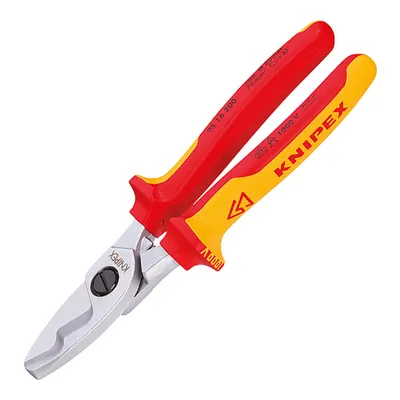 Ножица за кабели Knipex с VDE изолация ф 20 мм, 70 мм2, 220 мм, Cable Shears