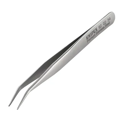 Пинсети за фина механика Knipex  115 мм, извити, 92 02 54