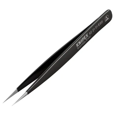 Пинсети за фина механика Knipex  125 мм, прави, 92 21 01 ESD