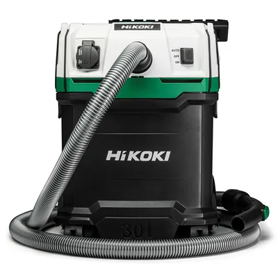 Прахосмукачка HiKOKI - Hitachi за сухо и мокро почистване  1200 W, 252 м3/ч, 30 л, клас L, RP300YL