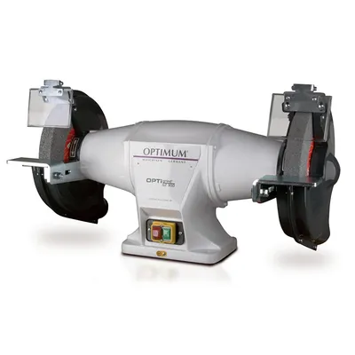 Индустриален шмиргел Optimum  ф 200х25 мм, 750 W, 2800 об./мин, OPTIgrind GZ 20D