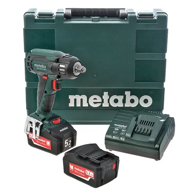 Гайковерт акум. 18V 400 Nm METABO SSW 18 LTX 400 BL 2X5.2AH