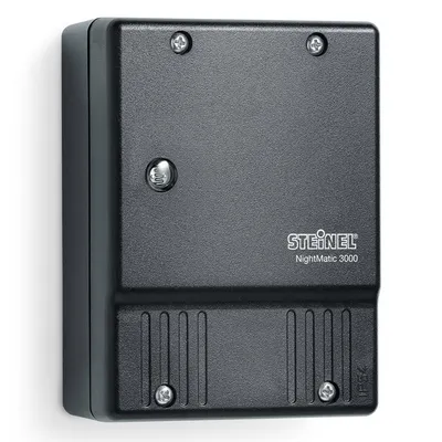 Датчик фотореле Steinel за светлина ден-нощ  1000 W, черен, NightMatic 3000 Vario