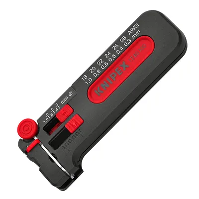 Инструмент за зачистване на кабели Knipex    ф 0.3-1 мм, 100 мм, 12 80 100 SB