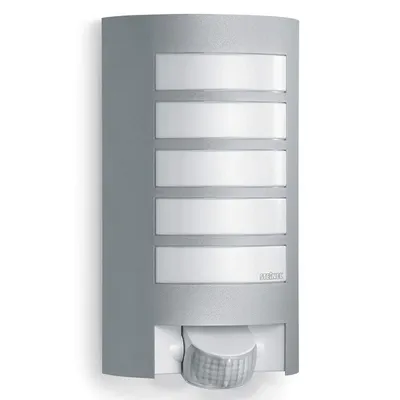 Лампа Steinel фасадна със сензор 60 W, E27, алуминий, 230 V, L 12