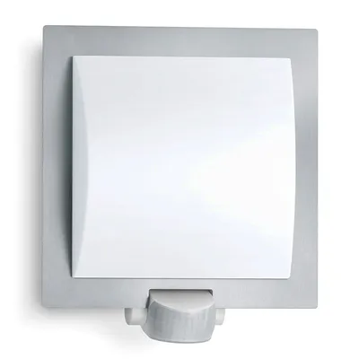 Лампа Steinel фасадна със сензор 60 W, E27, сребро, 230 V, L 20 S