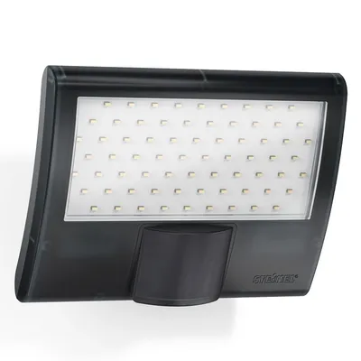 LED прожектор Steinel със сензор за движение 10.5 W, 230 V, 4000 K, антрацит, XLED curved