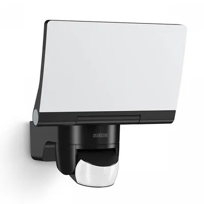LED прожектор Steinel със сензор за движение 13.5 W, 230 V, 3000 K, черен, XLED home 2 Connect