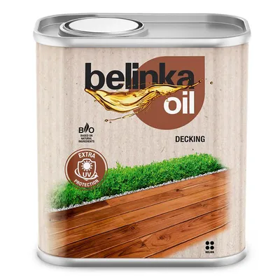 Масло Belinka за дърво  0.75 л, палисандър, Oil Decking