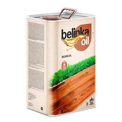 Масло Belinka за дърво  2.5 л, орех, Oil Decking
